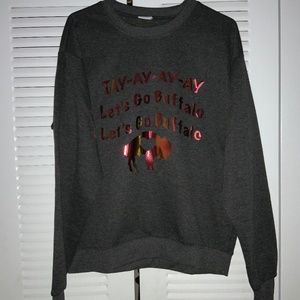 Custom Buffalo Bills And Taylor Swift Let’s Go Buffalo Sweatshirt